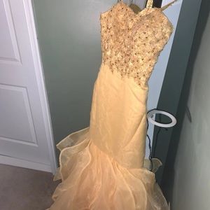 Dresses - Golden Mermaid Prom Dress Dresses - Golden Mermaid Prom Dress